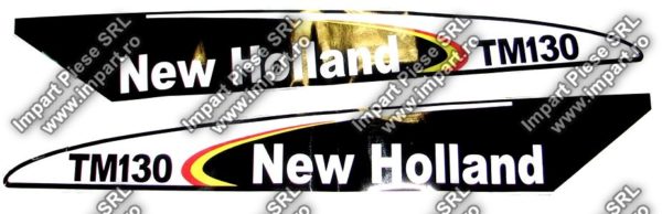 41974 - Decal New Holland TM130 - Set Early Type Blac