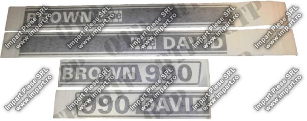 52253 - Decal Kit David Brown 990 (White)