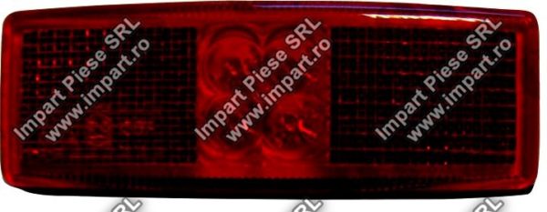 53258 - Side Marker Lamp Red C/O Plugs