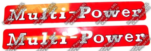 62158 - Decal 135 148 Multi Power - 2 Per Pack RED