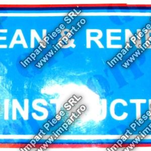 62214 - Decal TEF 20 Clean and Renew