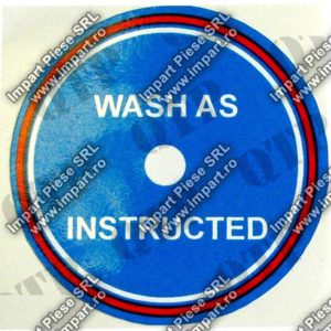 62223 - Decal TEF 20 Wash as Instructed