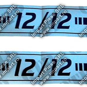 6815 - Decal X2 <-12/12-> Pair 390 399 365